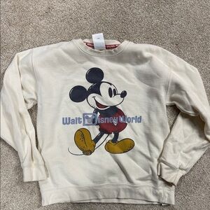 Disney Mickey Mouse Crewneck Sweater. Childs size L.